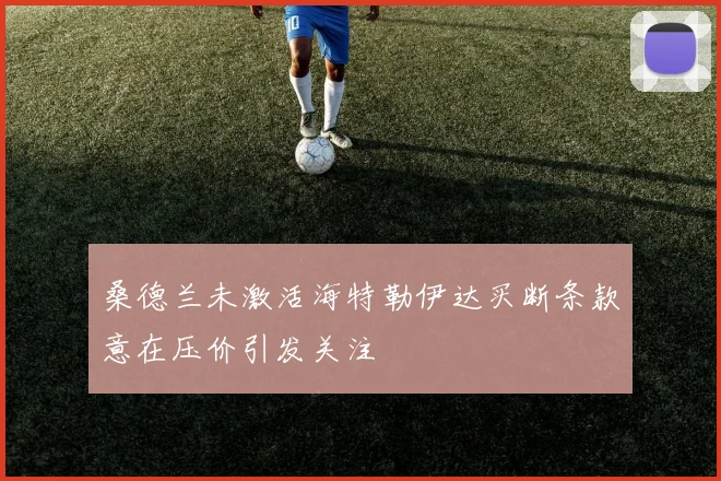 桑德兰未激活海特勒伊达买断条款意在压价引发关注